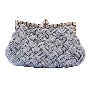 Chicastic braided wedding evening bag clutch